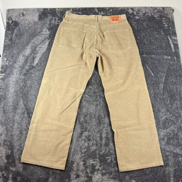 Levi's Y2K 569 Loose Straight Corduroy Brown Baggy Jeans Men's 34X34 (34X29.5) - Picture 8 of 12